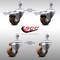 Service Caster 3 Inch SS High Temp Glass Filled Nylon 12mm Stem Caster Lock Brake SCC, 2PK SCC-SSTSTTL20S314-GFNSHT-M1215-2-S-2 - alternate 4